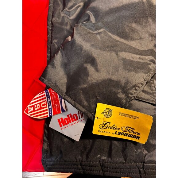 Vintage 70s I. Spiewak Golden Fleece Parka Size 46 NWT Zip Hood Red Lining USA - Picture 6 of 14